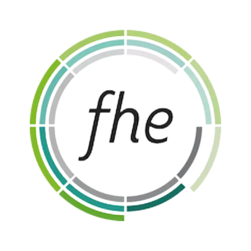 Logo Full Home Energy (FHE) Gestionnaire d'énergie complémentaire de type domotique associé aux panneaux photovoltaïques et installé par Cap Soleil Energie