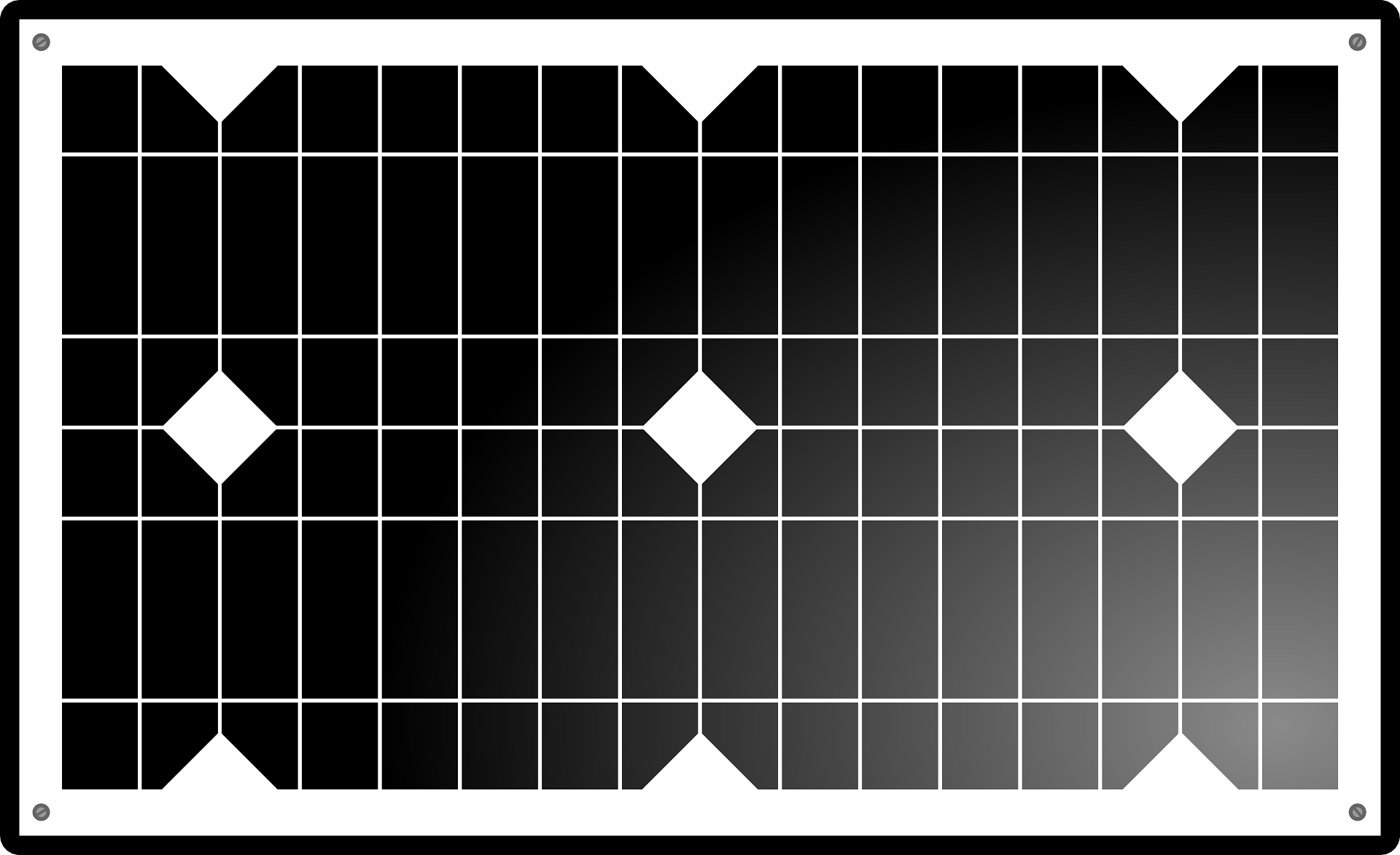 Panneau solaire chinois. Structure de la surface d'un panneau photovoltaïque.