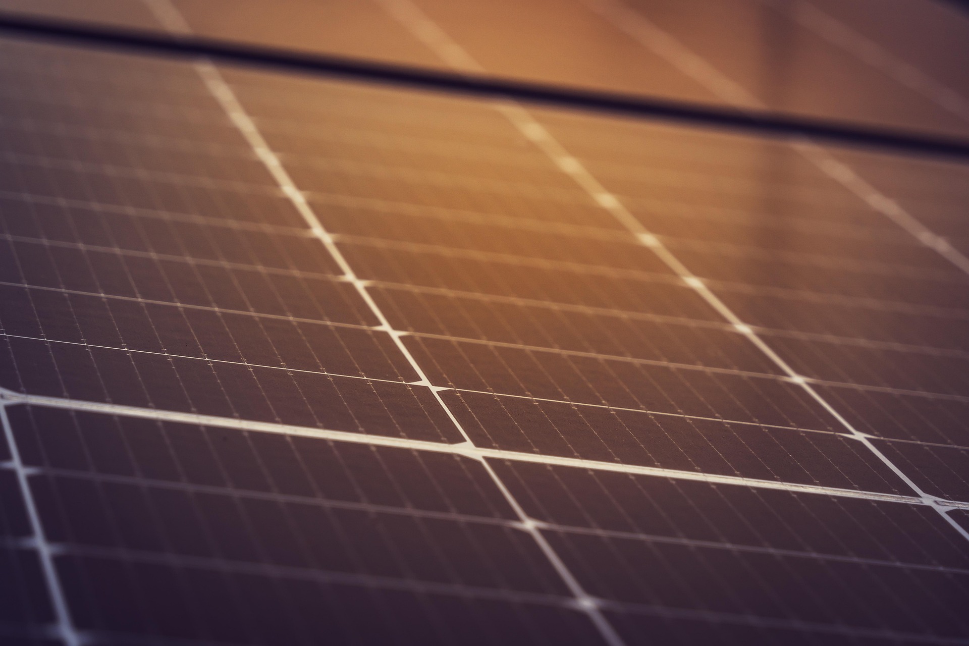Alt=»Cellules d'un panneau solaire souple vues de près.»
